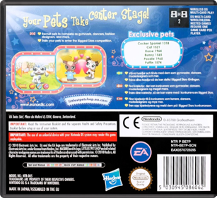 Littlest Pet Shop 3: Biggest Stars Blue Team - Box - Back - Reconstructed (Europe) - 774x708