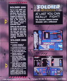 Soldier 2000 - Box - Back (Europe) - 893x1078