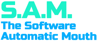 S.A.M. - Clear Logo (World) - 1851x796