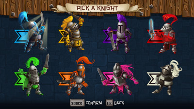 Knight Squad - Screenshot - Game Select (World) - 1750x981