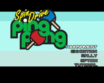 SpinDrive Ping Pong - Screenshot - Game Select (World) - 640x512