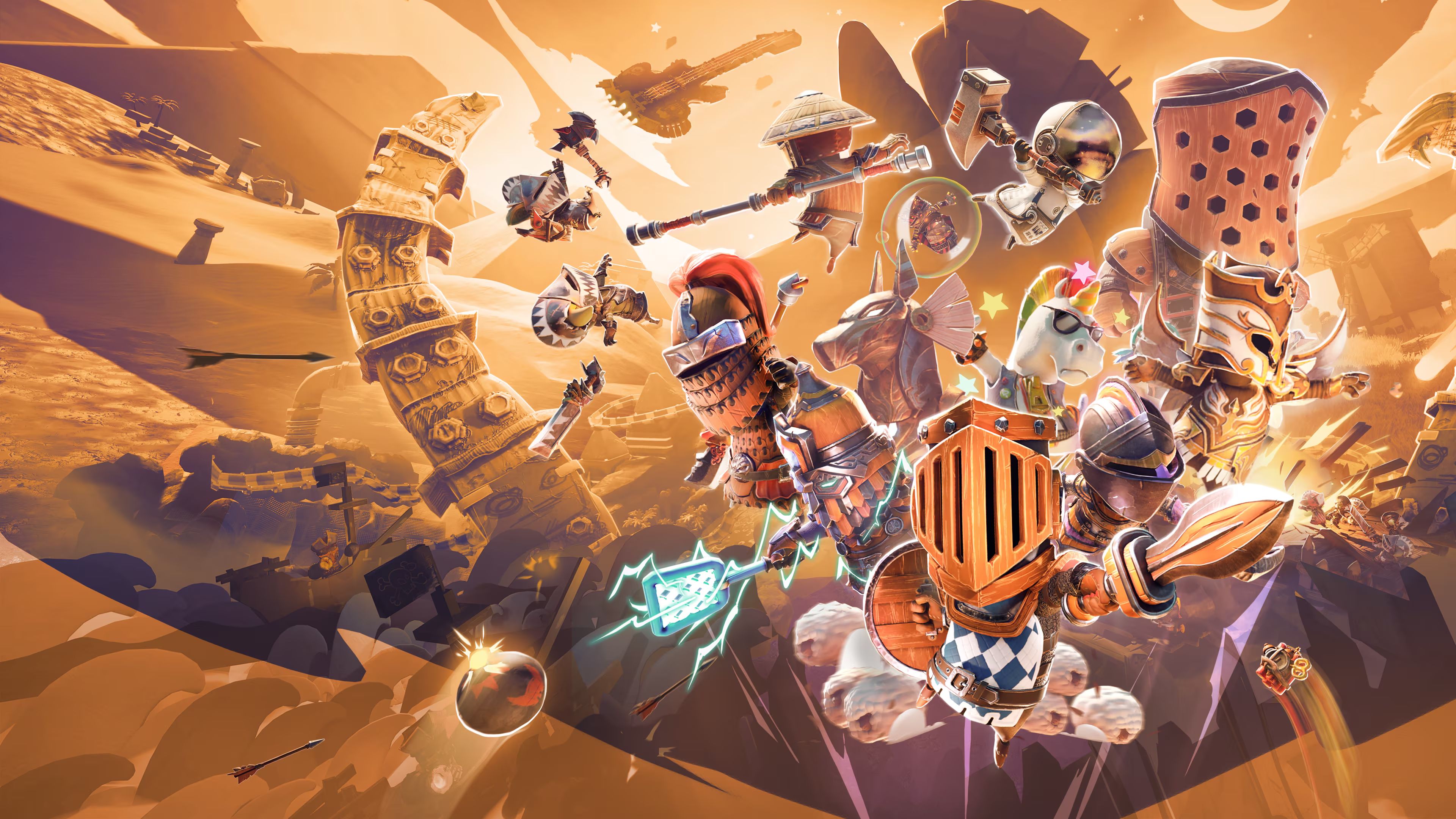 Illustration of Big Helmet Heroes