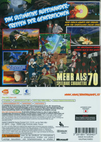 Naruto Shippuden: Ultimate Ninja Storm Generations - Box - Back (Germany) - 1005x1413