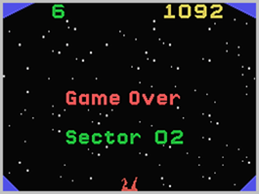 Beamrider - Screenshot - Game Over (North America) - 256x192