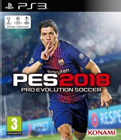 PES 2018: Pro Evolution Soccer - Box - Front (Europe) - 1138x1310
