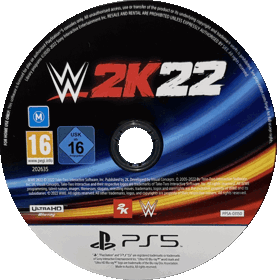 WWE 2K22 - Disc (World) - 1463x1479