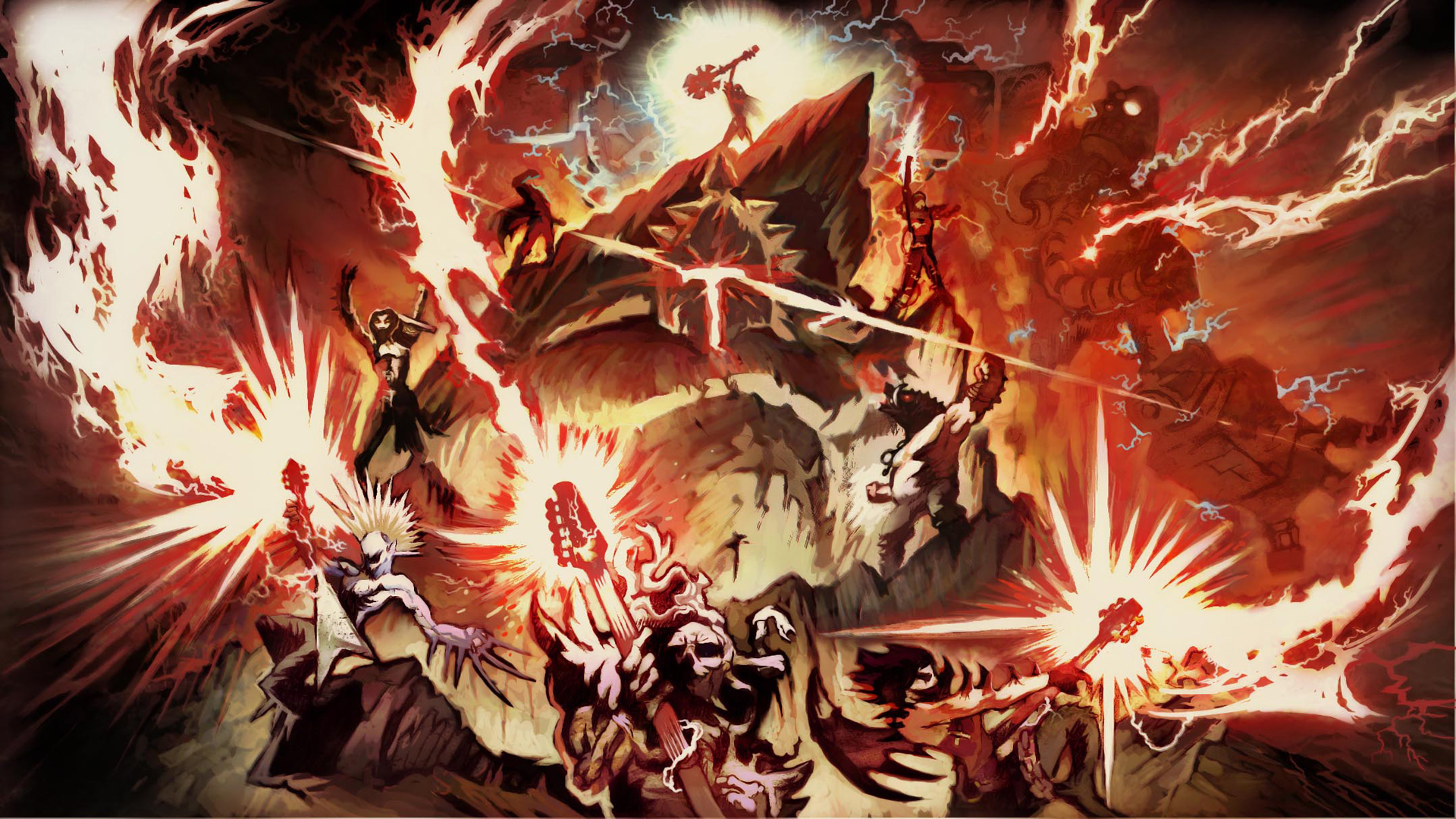Illustration of Guitar Hero: Warriors of Rock