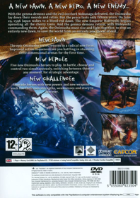 Onimusha: Dawn of Dreams - Box - Back (Europe) - 1528x2161
