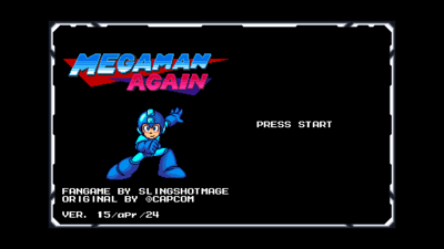Megaman Again - Screenshot - Game Title (World) - 1920x1080