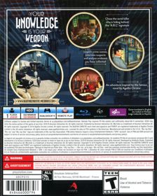 Agatha Christie: The ABC Murders - Box - Back (North America) - 639x800