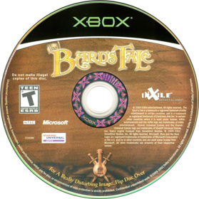 The Bard's Tale - Disc (North America) - 759x763