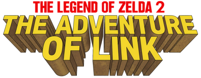 The Legend of Zelda 2: Link no Bouken - Clear Logo (United States) - 1500x584
