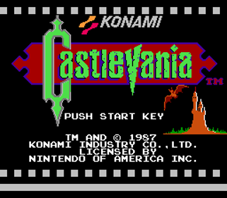 Castlevania - Screenshot - Game Title (North America) - 256x224