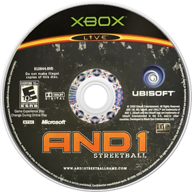 AND 1 Streetball - Disc (North America) - 800x800