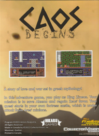 Caos Begins - Box - Back (World) - 497x680