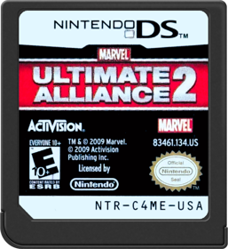 Marvel: Ultimate Alliance 2 - Cart - Front (North America) - 517x564