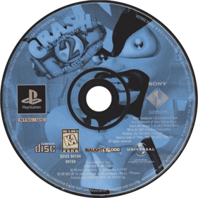 Crash Bandicoot 2: Cortex Strikes Back - Disc (North America) - 1000x1000