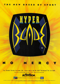 Hyperblade (1996) - Advertisement Flyer - Front (United Kingdom) - 1582x2200