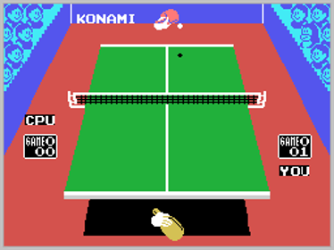 Konami's Ping-Pong - Screenshot - Gameplay (World) - 256x192