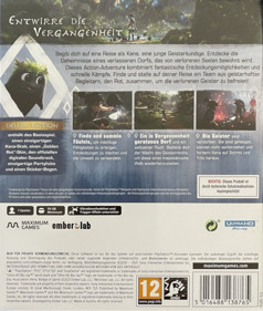 Kena: Bridge of Spirits - Box - Back (Germany) - 1052x1240