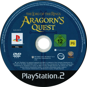 The Lord of the Rings: Aragorn's Quest - Disc (World) - 751x756
