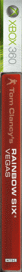 Tom Clancy's Rainbow Six: Vegas - Box - Spine (North America) - 55x680