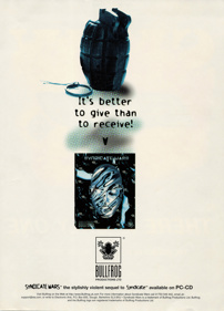 Syndicate Wars - Advertisement Flyer - Front (United Kingdom) - 1582x2200