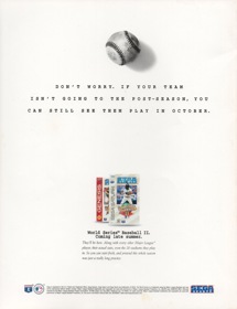 World Series Baseball II - Advertisement Flyer - Front (North America) - 1654x2153