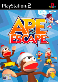 Ape Escape 2 - Box - Front (United Kingdom) - 1624x2316