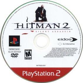 Hitman 2: Silent Assassin - Disc (North America) - 771x765