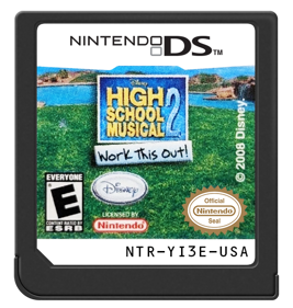 High School Musical 2: Work This Out! - Cart - Front (North America) - 571x600