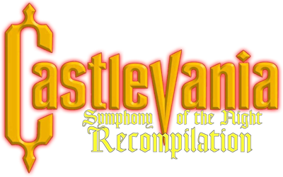 Castlevania: Symphony of the Night PSX Recomp - Clear Logo (United States) - 1076x676