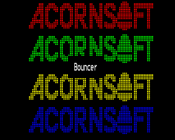 Bouncer (Acornsoft) - Screenshot - Game Title (Europe) - 640x512