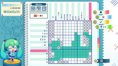 Hatsune Miku: Logic Paint S+ - Screenshot - Gameplay (World) - 1800x1013