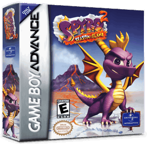 Spyro 2: Season of Flame - Box - 3D (North America) - 1016x998