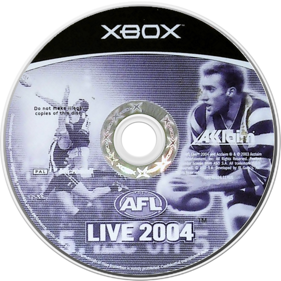 AFL Live 2004 - Disc (Europe) - 800x800