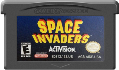 Space Invaders - Cart - Front (North America) - 594x350