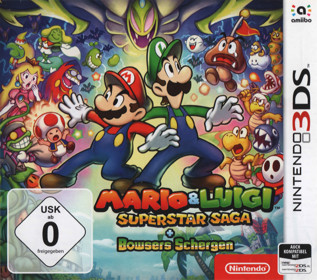 Mario & Luigi: Superstar Saga + Bowser's Minions - Box - Front (Germany) - 3043x2691