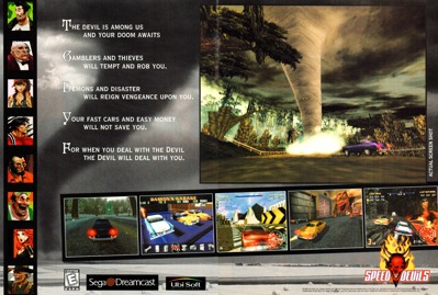 Speed Devils - Advertisement Flyer - Front (North America) - 2443x1645