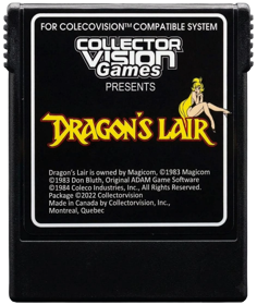 Dragon's Lair - Cart - Front (North America) - 944x1120