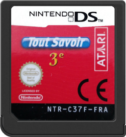 Tout Savoir 3e - Cart - Front (France) - 517x564