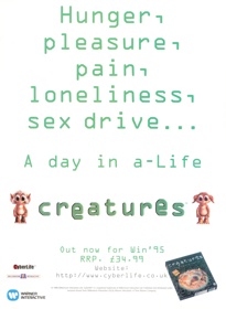 Creatures - Advertisement Flyer - Front (United Kingdom) - 2197x3000