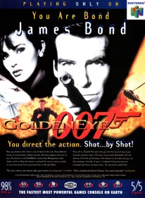 GoldenEye 007 - Advertisement Flyer - Front (United Kingdom) - 2201x3000