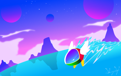 Fantasy Zone - Fanart - Background (World) - 1280x806