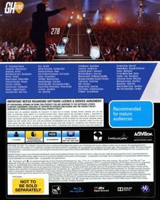 Guitar Hero Live - Box - Back (Australia) - 641x800