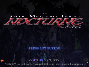 Shin Megami Tensei III: Nocturne Maniax - Screenshot - Game Title (North America) - 640x480