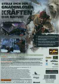 Cabela's Survival: Shadows of Katmai - Box - Back (Germany) - 1001x1420