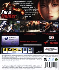 Dead or Alive 5 - Box - Back (Germany) - 600x708