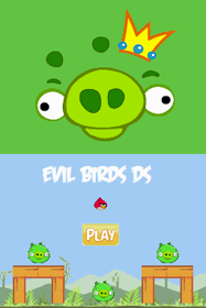 Evil Birds DS - Screenshot - Game Title (World) - 256x384