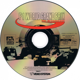 F1 World Grand Prix - Disc (Japan) - 1000x1000